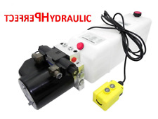 Groupe hydraulique double effet pompe hydraulique 11L 2,0 KW 12V camion benne