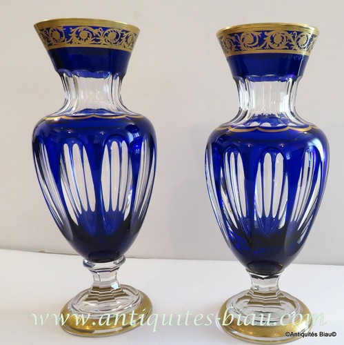 Paire vase balustre saint - vase,