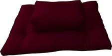 Burgundy Zabuton Zafu Set