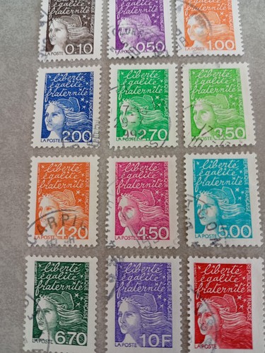 Lot timbres marianne luquet - marianne, de