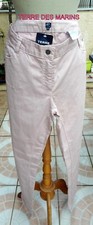 TERRE DES MARINS pantalon coton taille  46  destockage neuf étiq  44 vieux ros
