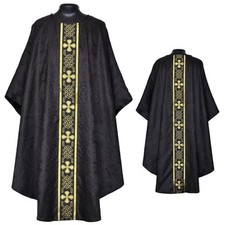 Nouveau Chasuble noire clergé