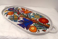 Plat de service ovale ligne mythique Acapulco de Reuter pour Villeroy & Boch