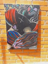 " Nu Fauve "  acrylique sur
