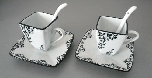 Service café 2 tasses - service, de
