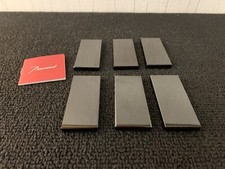 6 portes couteaux noir cristal