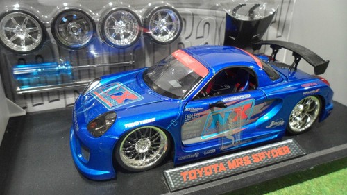 Toyota mr2 spyder tuning - tuning, bleu