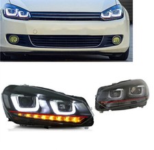 2 feux phare avant led pour VW