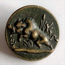Bouton ancien Chasse Venerie