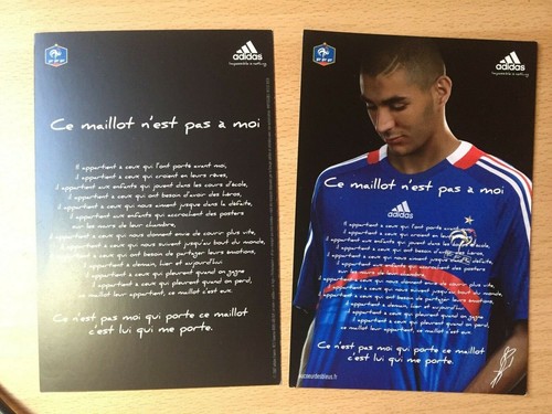 Carte publicitaire adidas - carte,