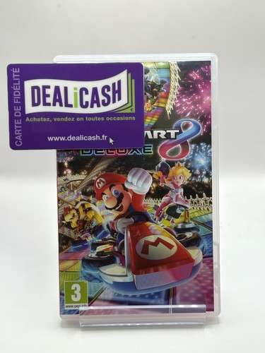 Jeu switch mario kart deluxe - mario,