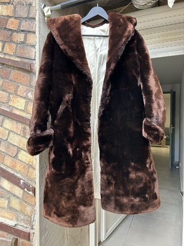 Manteau fourrure véritable - manteau, de