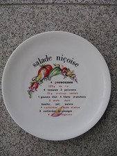 1 ASSIETTE  RECETTE SALADE