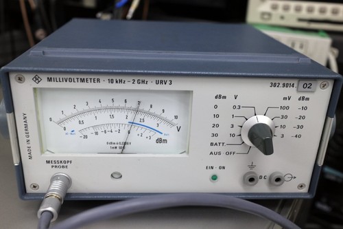 Rohde schwarz urv3 - &, rf