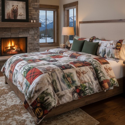 Housse couette double - couette,