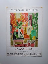 Jules Cavaillès Affiche Exposition 1982 Exhibition Poster Musée Toulouse-Lautrec