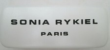 - Joli  ETUI A LUNETTE rigide blanc  SONIA RYKIEL cuir TBEG vintage