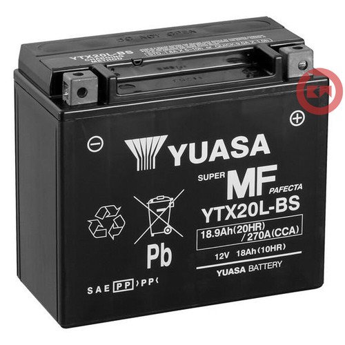 Batterie yuasa ytx20l 18ah - yuasa, ytx20l-bs
