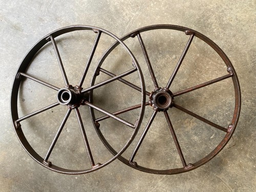 Roues charette en fer - de,