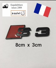 S3 Noir Mat badge emblème