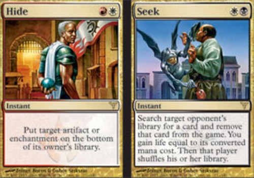 Hide seek heavy play mtg - 1x,