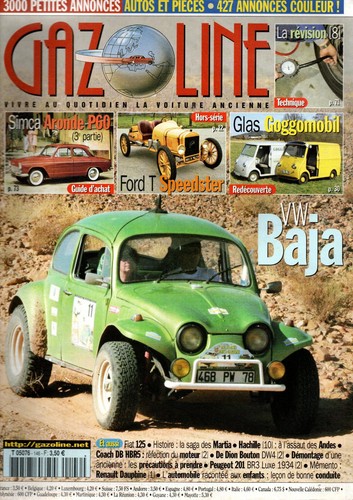 Gazoline n0146 baja simca - vw,