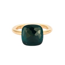 POMELLATO - Nudo Maxi - Bague or rose et Topaze Blue London