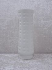 Schumann Arzberg Op Art Design Vase en Porcelaine - Vintage Um 1970 - Blanc - 29