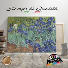 Peinture Vincent Van Gogh Iris Impression Toile Fleurs Printemps Bulbes Été Top
