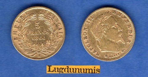 Francs napoléon iii - francs, or