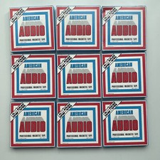 Lot de 9  Bandes magnétiques AMERICAN AUDIO - Neuves - Professional 5" - 270 m