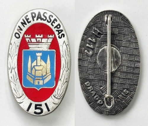 Insigne 151 régiment - insigne, 151°