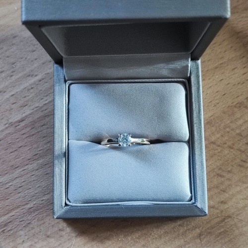 Bague 18k diamant - bague, or