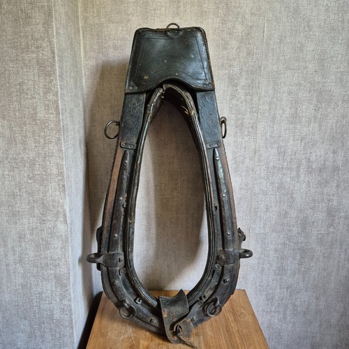 Ancien collier cheval cm - de,