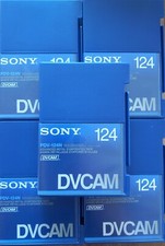 5 K7 CASSETTE VIDEO SONY PDV-124N DVCAM 124 minutes NEUVES