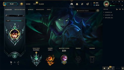 Compte league legends - league,