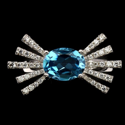925 bague argent ovale - en,