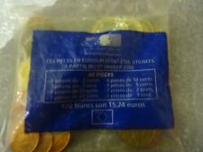 EURO FRANCE 2002 KIT PIECES 15,24 EURO / 100 FRANCS  - SCELLES dans son SACHET -
