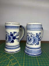 Lot de 2 chopes Delft –