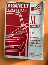 Renault Avantime manuel schemas electriques NT 8226A