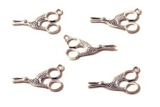 LOT 5 CHARMS/BRELOQUES plaqué