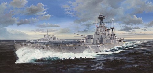 Hms hood 200 trumpeter - hms, 1/200