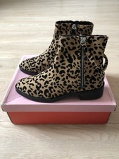 Bottines plates léopard