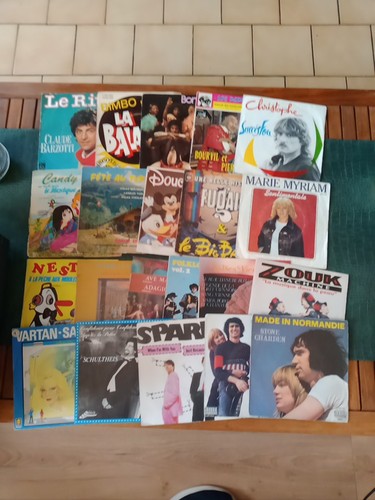 Lot disques vinyles sp - lot,