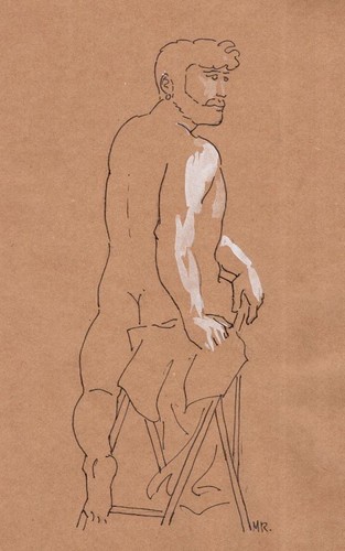 Max nude dessin original
