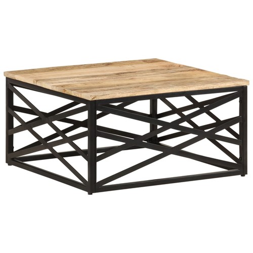 Table basse 68x68x35 bois - table,
