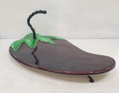Aubergine plateau service - aubergine,