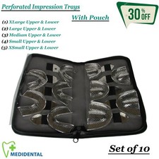 10 PCs Orthodontie Perforé