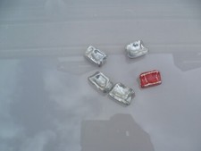 lot de 5 osselets metal jeu cour d'ecole