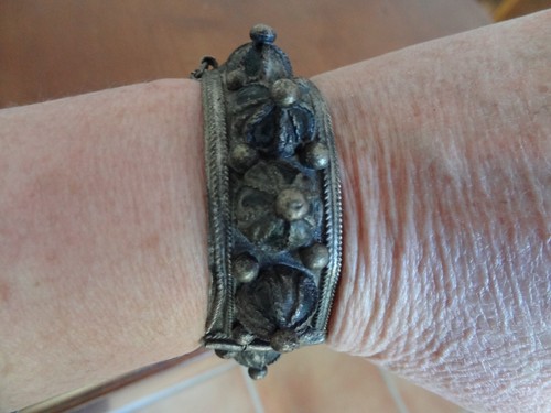 Ancien bracelet manchette - ancien, en